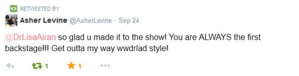 Asher Levine Tweet